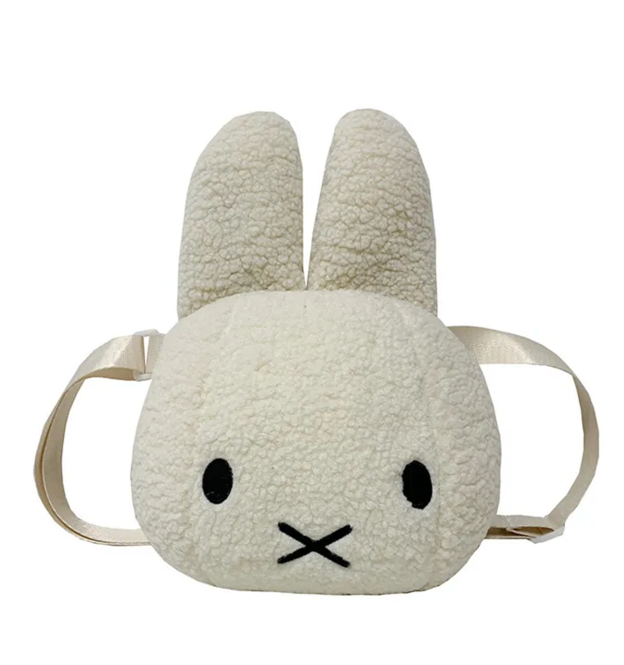 The infamous Miffy has become synonymous with cuteness and class. The Iconic Miffy Head Shoulder Bag features the well-known and beloved Miffy head, complete with her signature minimalist expression. kawaii