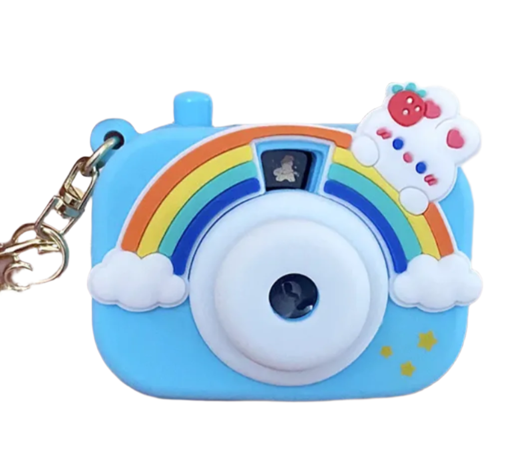 Image Projecting Camera Keychains, kawaii keychain, camera, projecting cute images