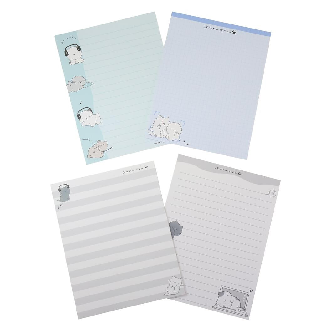 Kawaii Headphones Cats & Dogs Letter Set