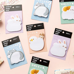 Kawaii Keisters Animal Bum Sticky Notes are so cheeky (pun intended) but, let's admit, so practical as well, cute animals, kawaii sticky notes