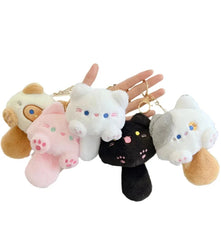 Let the Kawaii Kittens Assorted Plush Keychains brighten your day with their purr-fectly sweet charm!

This adorable accessory captures the playful personality of the world's most popular pet in an ultra-cute and portable design.&nbsp;A squishy round shape, rosy cheeks, chubby tail, and big sparkling eyes make these lil' ones irresistable.

Perfect for cat lovers, kawaii enthusiasts, or anyone who adores tiny, cuddly accessories.