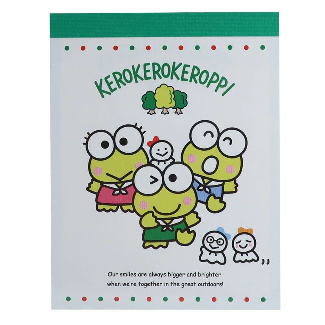 Keroppi Triplet Brothers Mini Notepad