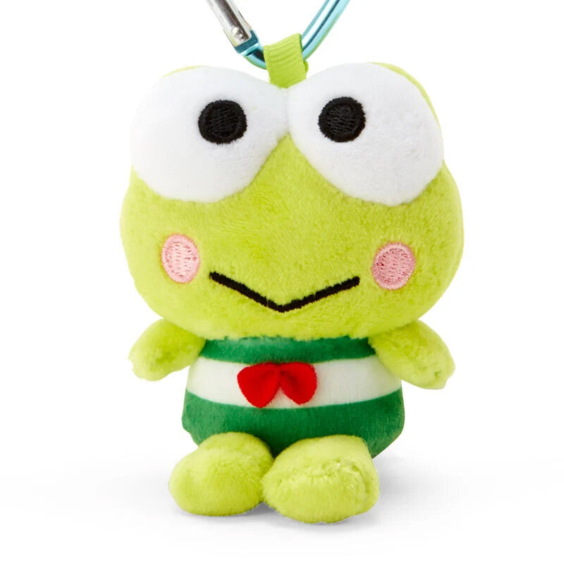 Keroppi Mini Mascot Heart Clasp Plush Keychain