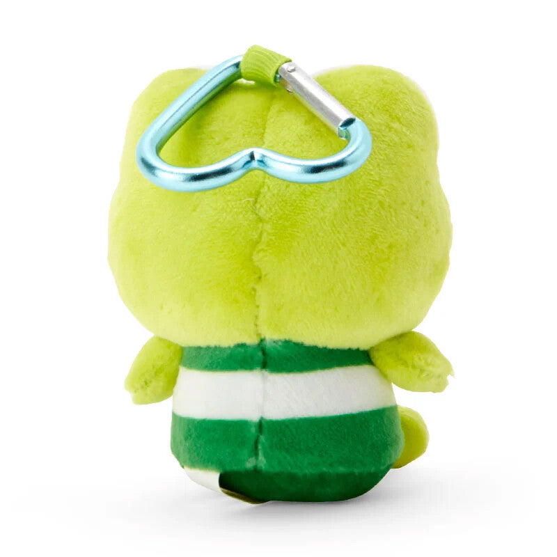 Keroppi Mini Mascot Heart Clasp Plush Keychain