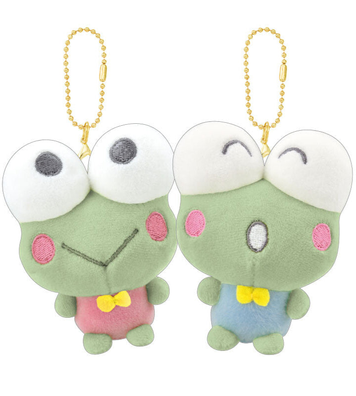 Keroppi and Brother Korroppi Smiley Magnetic Keychain Set