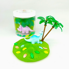 The perfect amount of wild Dino Party playdough fun in an a-dough-rable compact package! Watermelon scented! Our sensory play kits are designed to inspire imagination and promote open-ended sensory play.