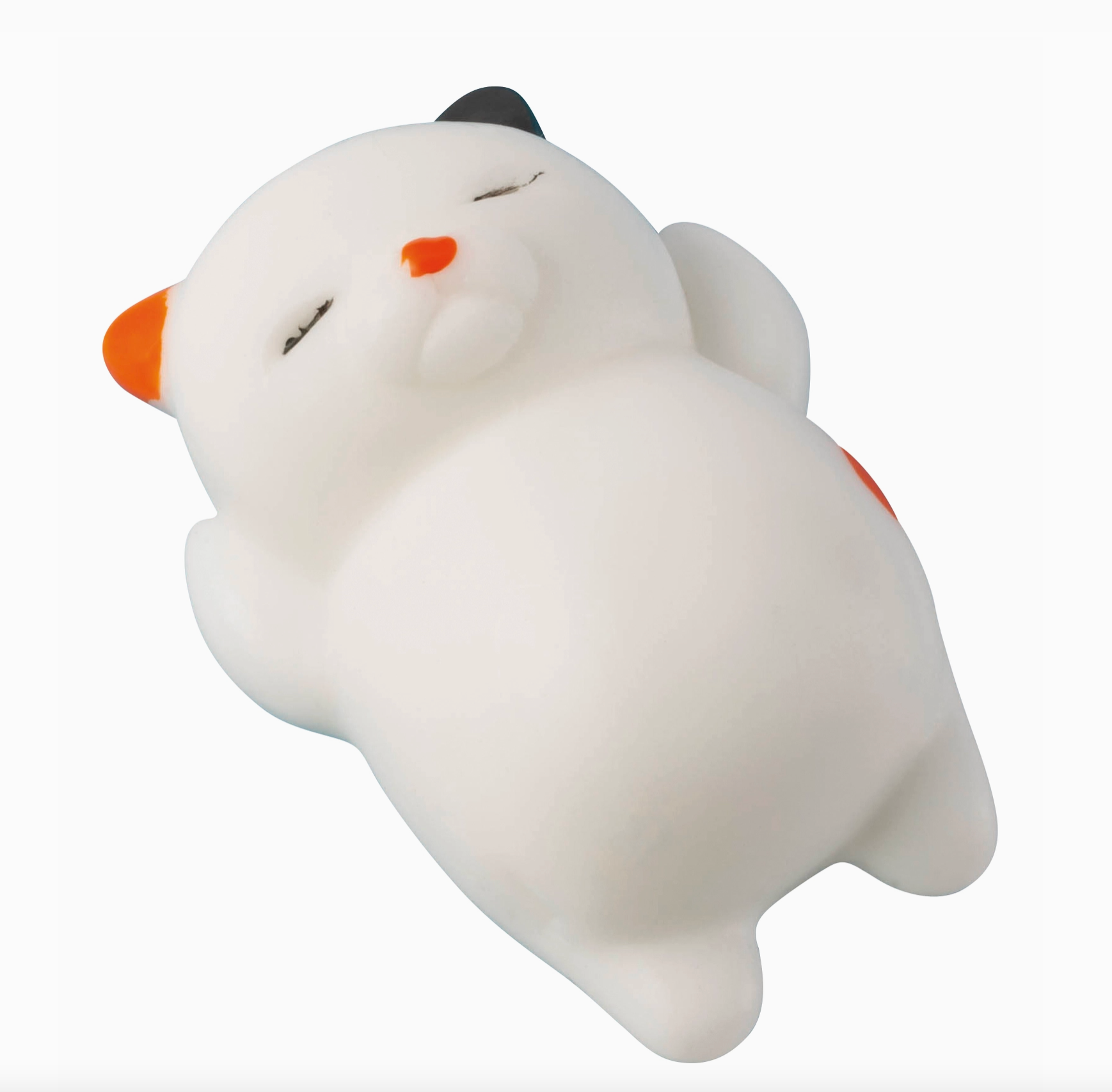 Unlike other slime toys that are goopy and slimy, this one is sand-based, so it’s easy to mold, sculpt, and squish. A great fidget toy with a calming effect. Comes with a fun black, orange, teal, and pink display case with kitty litter scooper illustration.