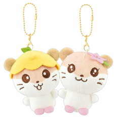Corocorokuririn + Sakura Friends Smiley Magnetic Plush Keychains