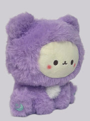 These cuddly Pastel Hooded Animal Plushies are perfect for snuggling at bedtime. Dressed in their soft pastel animal character onesies, they are great for display or for some cozy playtime. Their feet feature individually embroidered shapes making them even cuter with adorable attention to detail! Collect them all or give them as the most adorable gifts!
