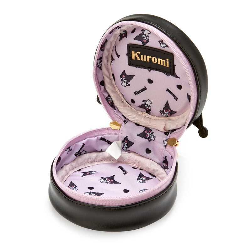 Perfect for gifting or keeping, this Kuromi Jewelry Box features irresistible cuteness and everyday functionality! It's compact and fits effortlessly into your bag or sits prettily on your vanity. The durable construction ensures your jewelry stays protected, while the smooth, rounded shape adds a touch of playful style to your collection.