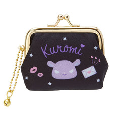 Our Kuromi Classic Style Gold Clasp Coin Purse is a timeless accessory that captures the sweet mischievous charm of Sanrio’s beloved dwarf bunny! This elegant coin purse features Kuromi’s adorable face on side, and her trusty sidekick on the other, beautifully crafted with soft pastel colors and fine detailing.