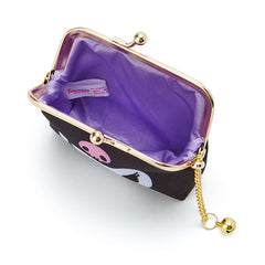 Our Kuromi Classic Style Gold Clasp Coin Purse is a timeless accessory that captures the sweet mischievous charm of Sanrio’s beloved dwarf bunny! This elegant coin purse features Kuromi’s adorable face on side, and her trusty sidekick on the other, beautifully crafted with soft pastel colors and fine detailing.