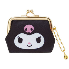 Our Kuromi Classic Style Gold Clasp Coin Purse is a timeless accessory that captures the sweet mischievous charm of Sanrio’s beloved dwarf bunny! This elegant coin purse features Kuromi’s adorable face on side, and her trusty sidekick on the other, beautifully crafted with soft pastel colors and fine detailing.