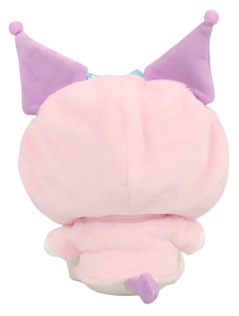 Celebrate the sweetest of friendships with our Kuromi Loves My Melody Friend Pink &nbsp;Hoodie Plushie! This adorable plush features Kuromi dressed in a cozy pink hoodie inspired by her friend My Melody, making it an extra special piece. Crafted from premium soft materials, this heartwarming plushie captures the essence of Sanrio's beloved friendship duo. Whether you're a dedicated collector or simply love the magic of Sanrio friendships, this plush is perfect for cuddles and display. 