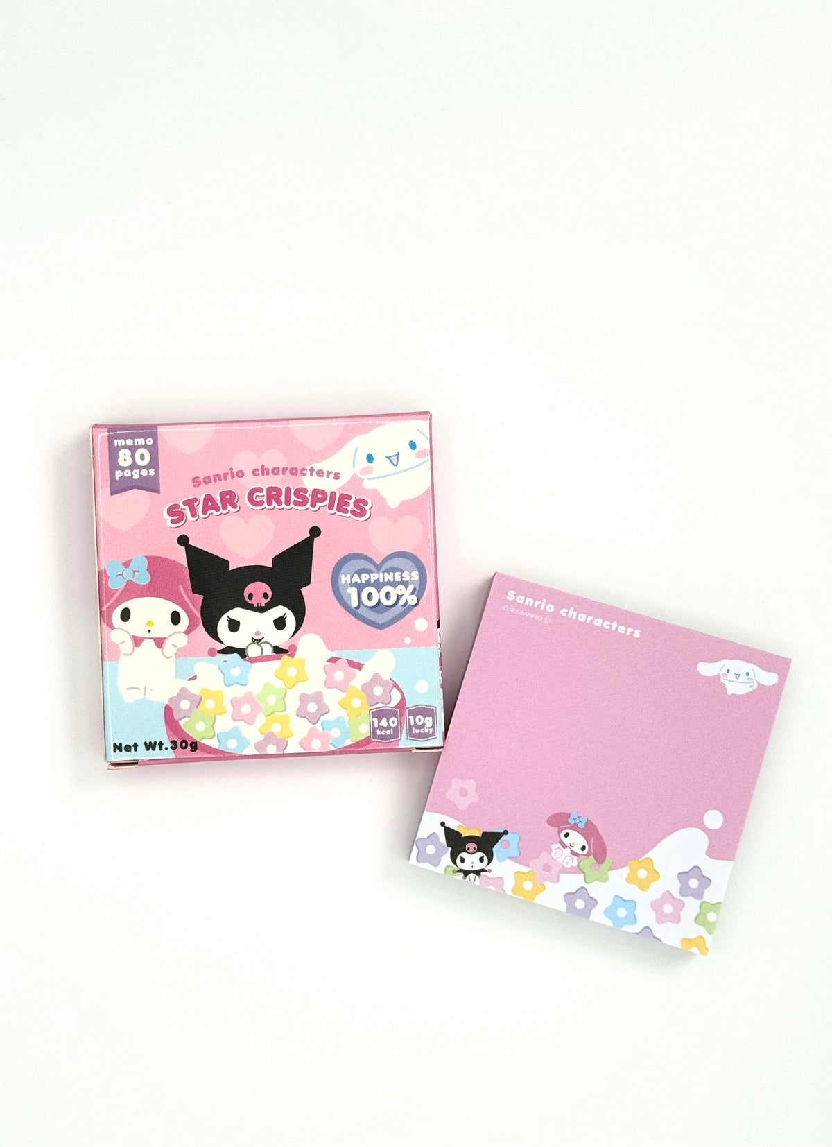 Presenting the delightful Sanrio Candy Box Series Memo Pads, these stationery items are a must-have for anyone who appreciates a touch of cuteness with their competence!   Choose from 4 equally adorable sets, each with a different style of sweet-treat branding and featuring your favourite Sanrio characters - My Melody, Kuromi, Pompompurin, Hangyodon and Pochacco all add a cheerful touch of kawaii to these nifty notes!  