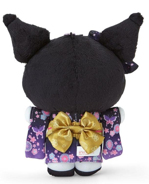 Celebrate Japanese tradition and Kuromi's edgy elegance with this breathtaking plush keychain! Dressed in a beautifully detailed purple kimono, Kuromi embodies elegance with her bow turned into an antique-style, golden flowers, and intricate floral patterns.

Kuromi wears a luxurious kimono adorned with delicate floral patterns, highlighting traditional Japanese aesthetics. Her outfit is complete with a matching obi sash and accent bow.

This absolutely gorgeous and unique piece is the perfect addition to a