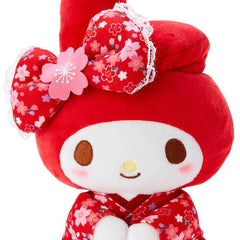 My Melody, charming generations of admirers for decades, appears as a high quality plush in cherry blossom kimono with matching sakura bow. Vibrant reds and flushing cheeks bring the fire.

Sanrio collectors, grab this special Red Cherry Blossom Kimono My Melody Plushie while supplies last!

This is the amazing large version!