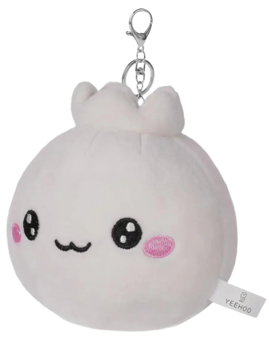 Discover the charm of our Lil Dumpling Bao Plush Keychain, a delightful and versatile accessory. This adorable plushie, designed to look like a cute, fluffy bao dumpling, features a removable keychain.

Use it as a quirky keychain, a charming bag accessory, or simply as a cuddly mini plushie. Its soft fabric and charming design make it perfect for food enthusiasts and fans of cute collectibles alike, offering three ways to bring a touch of joy to your daily routine.