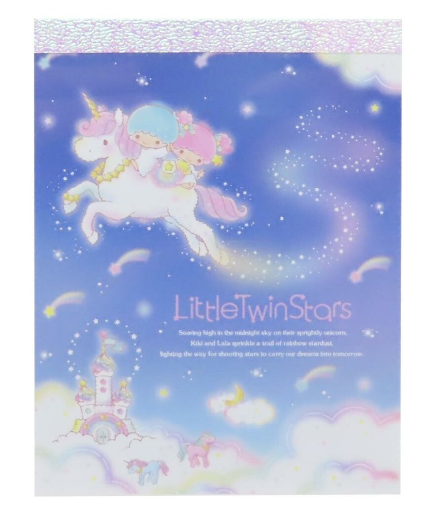 Little Twin Stars Shooting Star Notepad