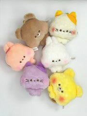 These charming companions are meticulously crafted with soft, high-quality materials that are cuddly and comforting to hold. Each Little Big Head Animals Plush Keychains has great style and character, just look at those perky ears, perfectly posed paws and that subtle cheek shading on the shyest of these shy guys.