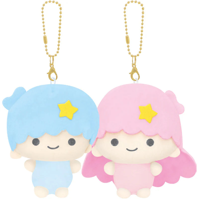 Brighten your day with these adorable and functional keychains from Sanrio, featuring Kiki and Lala, the beloved Little Twin Stars! These plush keychains are irresistibly soft, perfectly capturing the iconic charm of Kiki’s blue hair and Lala’s pink locks.

This is a set of two keychains- keep them both or gift one to a best friend!