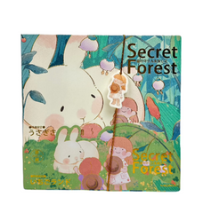 This wonderfully whimsical Magical Secret Forest Notebook is the perfect writing companion for all the academia girls out there! This delightful notebook features a pleasantly plump bunny rabbit and a curious, cute girl, making it an adorable addition to your stationery collection.