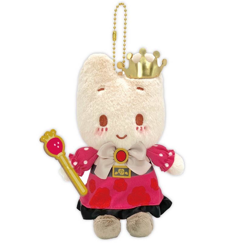 Rule your collection in the sweetest style with the Marron Cream Royal Crown Plush Keychain – Fragaria Collection! Marron Cream is dressed in an adorable royal-inspired outfit featuring a shiny gold crown, rosy pink dress, oversized bow, and a matching scepter accessory. Finished with soft plush textures and a gold ball-chain attachment, this charming collectible is perfect for decorating your purse, backpack, keys, or display shelf.