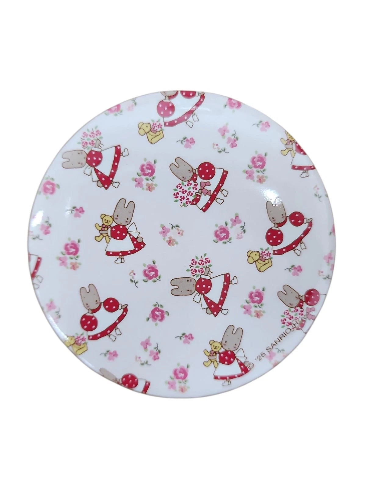 Celebrate four decades of timeless sweetness with the Marron Cream 40th Anniversary Collectible Printed Hand Mirror! Featuring a charming commemorative design inspired by Marron Cream’s classic storybook style, this compact mirror brings a touch of vintage elegance to your everyday routine. Slip it into your purse, makeup bag, or travel pouch for quick touch-ups, or display it as a special collectible honoring Marron Cream’s 40th anniversary.