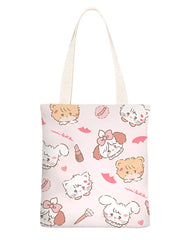 The legendary Sanrio collaborates with famous Japanese illustrator Mikko and the result is squeal-worthy kawaii. These Mikko x Sanrio Illustrated Tote Bags are ready to accompany you, books, study materials or other essentials in tow.  A nice, thick cotton with canvas straps and a zippered inner bag make for a trustworthy carrier. It’s fashion and function combined.