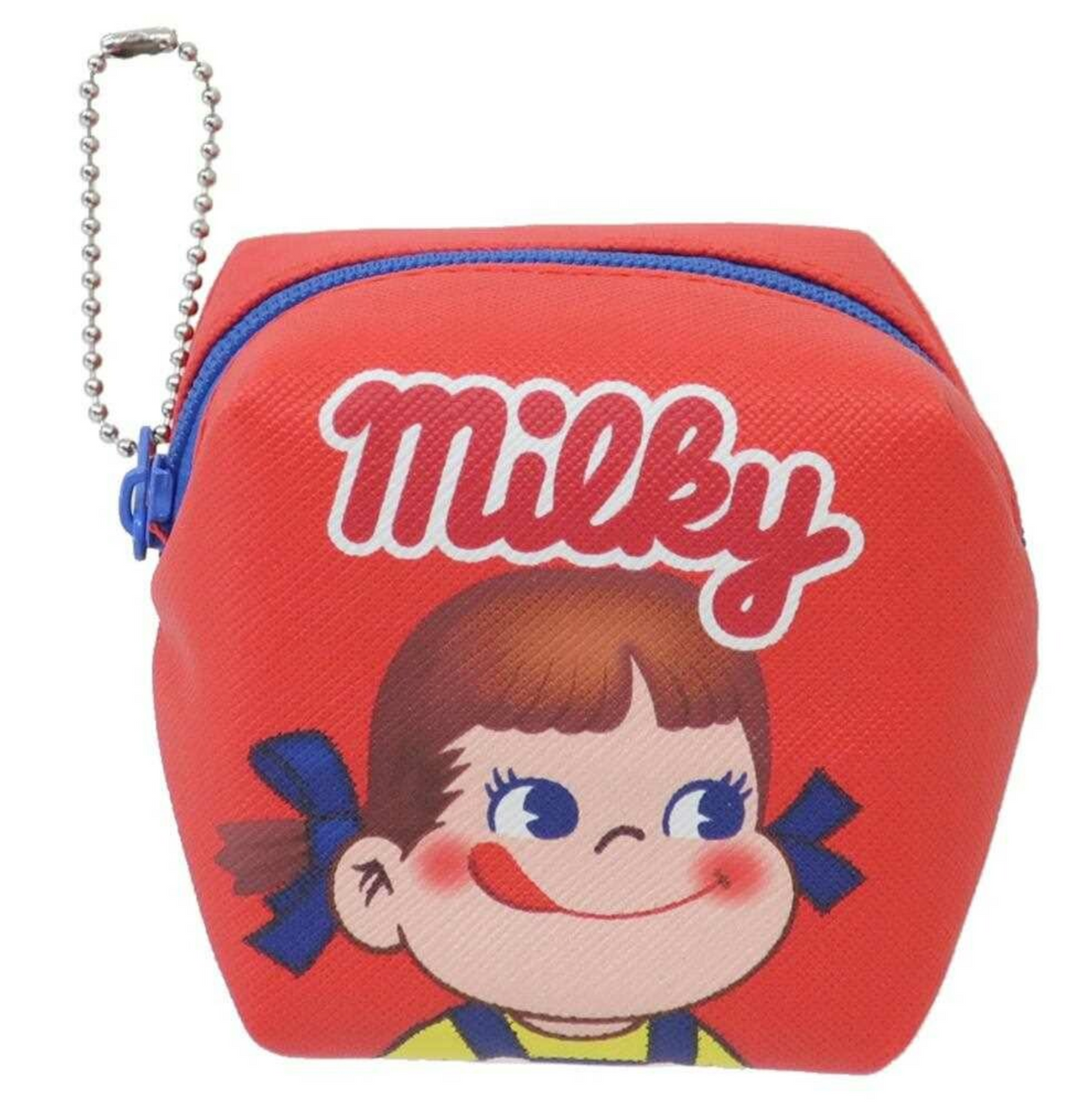 This Milky Candy Peko Girl Square Style Mini Purse is the perfect gift for those who love a nostalgic moment! Its charming design brings a touch of retro delight to anything you put it on. It is sure to spark joy and fond memories of this beloved character!  Its compact size is perfect for small items like your lip balm or earphones.