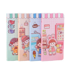 Mochi Girl Yummy Series Hardcover Grid Journals