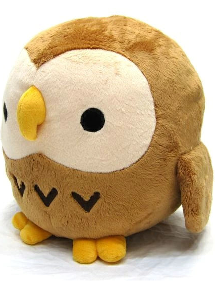 Meet your new soft, squishy, wide-eyed owl companion—this Mochi Hoot Large Owl Marshmallow Plushie instantly makes you want to scoop it up and take it home! With its ultra-cuddly body, adorable golden beak, tiny little feet, and those big innocent eyes, this owl is practically impossible to resist. Its warm brown coloring gives it a cozy, woodland feel that makes it perfect for bedrooms, desks, couches, or anywhere that needs a little extra cuteness.