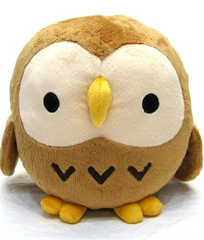 Meet your new soft, squishy, wide-eyed owl companion—this Mochi Hoot Large Owl Marshmallow Plushie instantly makes you want to scoop it up and take it home! With its ultra-cuddly body, adorable golden beak, tiny little feet, and those big innocent eyes, this owl is practically impossible to resist. Its warm brown coloring gives it a cozy, woodland feel that makes it perfect for bedrooms, desks, couches, or anywhere that needs a little extra cuteness.