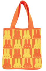 These Mod Bunny Patch Knit Handbags are on trend with their adorable retro-cute design. The timeless grid design makes it suitable as a gift or accessory for all ages.  Bring along this versatile bag well, heading to class or a day on the town — it serves perfectly as a shopping tote or for carrying everyday essentials, including your laptop.