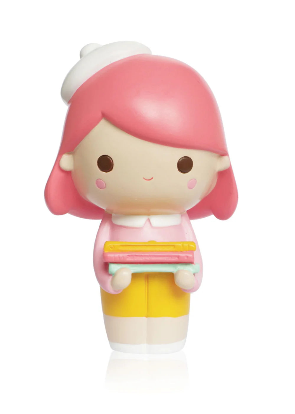 If you're a quirky girl or a bookworm who always has their nose in a book, you're going to adore the Momiji Curiosity Vinyl Figurine Doll. Momiji is a Japanese sensation, especially among collectors, and it’s easy to see why. This vinyl figurine, colorful and kind, brings much encouragement to anyone glancing in her direction.