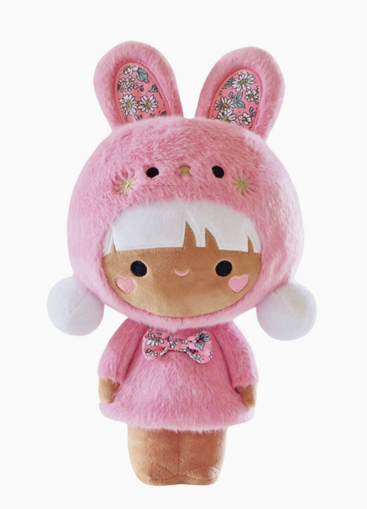 Featuring super soft plush fabric, embroidered details, and ditsy floral accessories.&nbsp; With adorable bunny rabbit ears, Momiji Raspberry Sorbet Pascale Plushie sold out in only a few weeks but she’s back… for now! Soft, huggable, iconic characters for collectors and lovers of all things wholesome and cute.