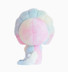 She’s dino-mighty! Each Momiji Roarsome Rainbow Dinosaur Plushie is unique. Her pastel rainbow pattern is positioned differently on each dinosaur, so there’ll never be another exactly like yours anywhere in the world.  Featuring super soft plush fabric and embroidered details. &nbsp;Soft, huggable, iconic characters.&nbsp;