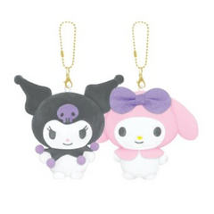 My Melody & Kuromi Friends Smiley Magnetic Plush Keychains