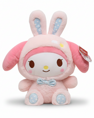 My Melody Polka Dot Pink Bunny Plushie