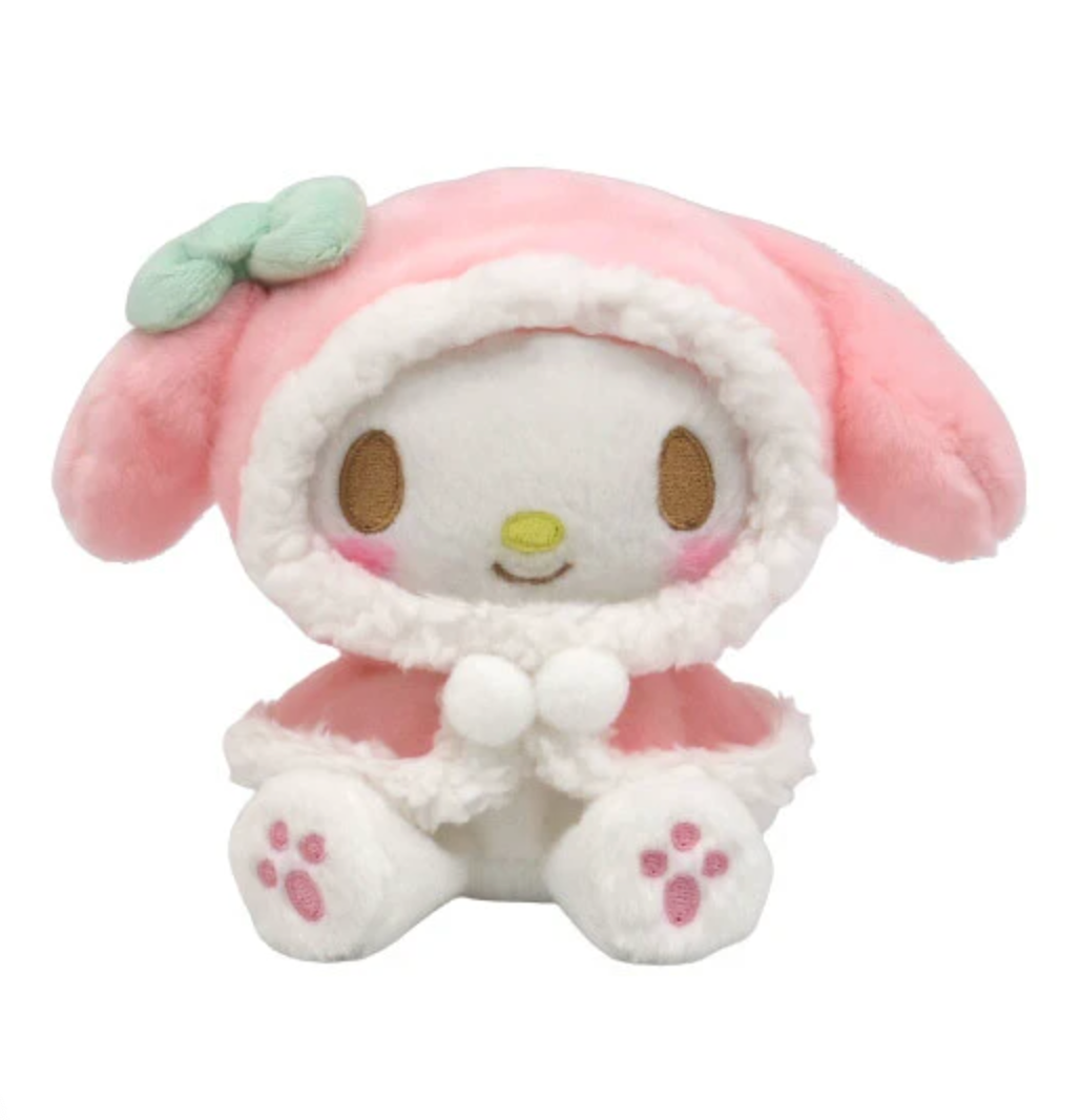 My Melody in the style of Heisei, a Japanese term referring to the fun, hip 90s era we all know and love. The My Melody Retro Heisei 90s Style Pink Plushie is soft, plush, unique and bringing the high quality you expect from Sanrio. Grab your limited edition vintage style Sanrio plushie while supplies last.