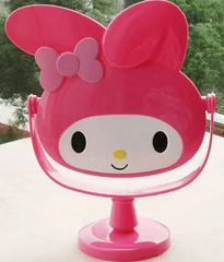 This My Melody Rotating Vanity Mirror, features the beloved Sanrio character, in a perfect blend of cute and functional, making your beauty routine even more delightful. Adorned with My Melody’s iconic ears and bow, this mirror adds a cute flair to your space.