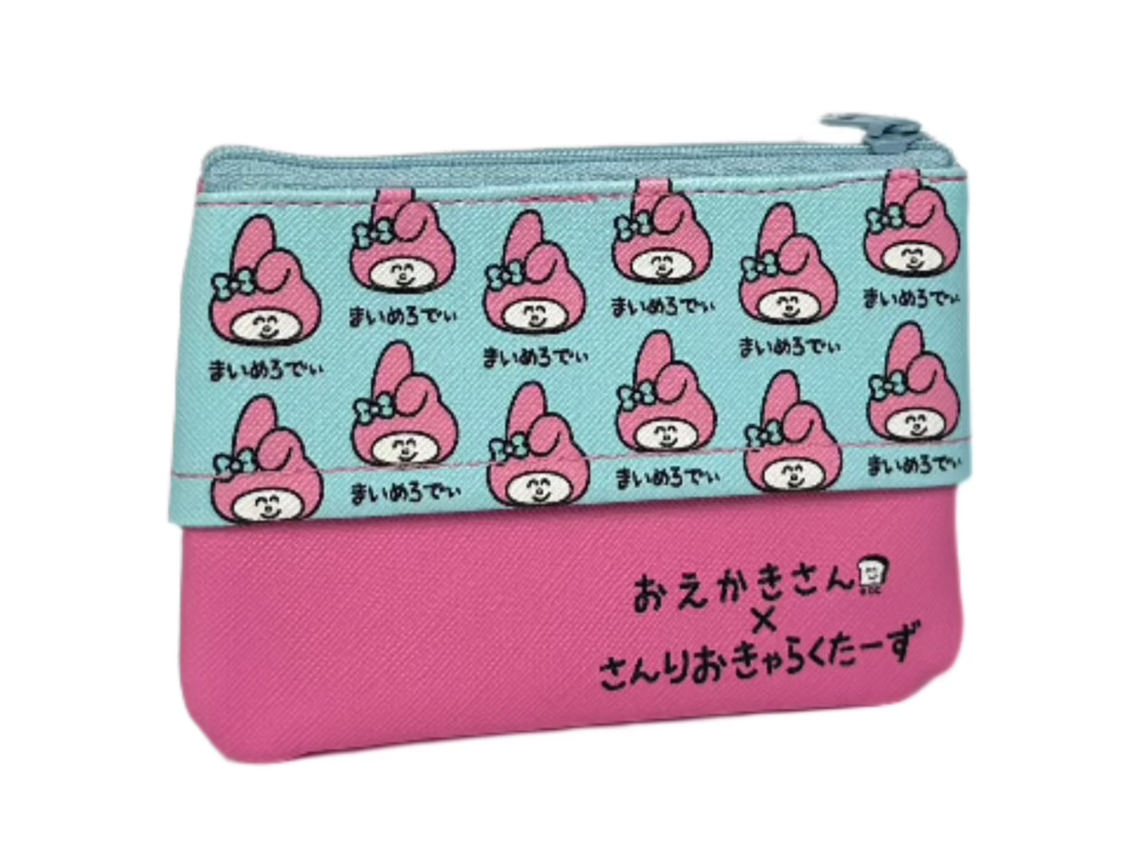 Get ready to fall in love with our limited edition My Melody Sanrio x Oekaki-san Pouch! The front of the pouch features a delightful image of the beloved My Melody in a unique style created by the Sanrio x Oekaki-san collab series. 