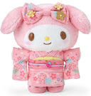 Celebrate Japanese tradition and My Melody's timeless sweetness with this luxurious plushie! Dressed in a beautifully detailed pink floral kimono, My Melody embodies sophistication with her antique-style bow, golden flowers, and intricate floral patterns. Her outfit is complete with a matching obi sash.

This absolutely gorgeous and unique plushie is the perfect addition to any Sanrio collection and a delightful way to bring a piece of Japanese culture into your home. Perfect for fans of My Melody and Japan
