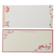 This classic Sanrio letter set combines adorable design with thoughtful functionality. With notepaper suited for both vertical and horizontal writing, it offers flexibility for different styles of notes and letters. Complete with envelopes and matching stickers, it’s perfect for sending heartfelt messages or adding a cute touch to your stationery collection.