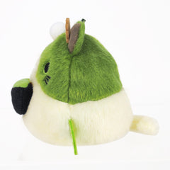 Satisfy your love for plushies and matcha with the Neko Dango Matcha Green Tea Cat Dumpling Plushie! This adorable cat-shaped dumpling plush is designed to look like a sweet little dango, inspired by the rich, earthy tones of matcha green tea. With its round shape, soft fabric, and cute embroidered face, this plushie is perfect for snuggles or displaying as a charming decor piece.

"Neko Dango" means cat dumpling and is a series of little cats dressed up as your favorite snacks. Kyoto is known as the matcha