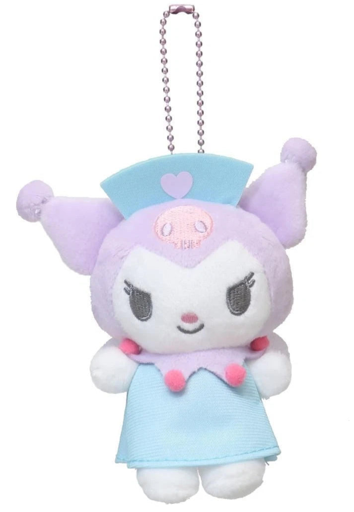 Celebrate 20 years of mischievous charm with our Nurse Kuromi 20th Anniversary Blue Plush Keychain! This special commemorative piece features everyone's favorite rebel in an adorable blue nurse uniform, complete with a traditional nurse cap. Crafted from premium plush materials, this limited edition keychain captures Kuromi's playful spirit while honoring her two decades of bringing joy to fans. Perfect for medical professionals, Kuromi collectors, or anyone who loves unique Sanrio pieces.
