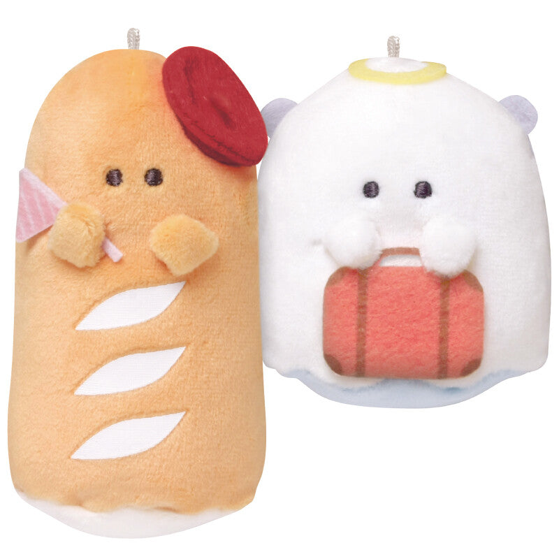 Meet our enchanting Obakenu French Traveling Ghost Buddies Magnetic Keychain Set! This charming duo features an adorable Angel ghost and a French bread ghost wearing a cute beret, designed to stick together with hidden magnets. What makes these ghosties extra special? The angel features a magical glow-in-the-dark element that absorbs sunlight or fluorescent light to create a gentle, ethereal glow! Perfect palm-sized companions, these kawaii spirits are ideal for taking on adventures together. 