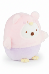 Bundle up for the cutest little adventure with our Owl Bear Shirokuma Pink Plush! Shirokuma is dressed in an irresistibly soft pink owl costume, complete with tiny wings, embroidered details, and a sweet pastel lavender belly. With its round, cuddly shape and gentle colors, this plush makes an adorable companion for snuggling, displaying, or adding a cozy touch to your collection.