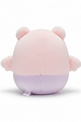 Bundle up for the cutest little adventure with our Owl Bear Shirokuma Pink Plush! Shirokuma is dressed in an irresistibly soft pink owl costume, complete with tiny wings, embroidered details, and a sweet pastel lavender belly. With its round, cuddly shape and gentle colors, this plush makes an adorable companion for snuggling, displaying, or adding a cozy touch to your collection.