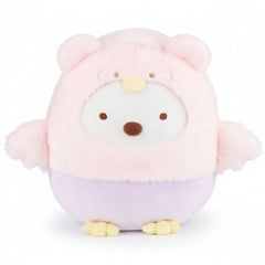 Bundle up for the cutest little adventure with our Owl Bear Shirokuma Pink Plush! Shirokuma is dressed in an irresistibly soft pink owl costume, complete with tiny wings, embroidered details, and a sweet pastel lavender belly. With its round, cuddly shape and gentle colors, this plush makes an adorable companion for snuggling, displaying, or adding a cozy touch to your collection.